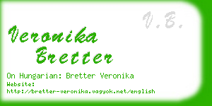 veronika bretter business card